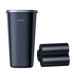 Baseus CRLJT-A01 waste bin for a car mounted in a cup holder - blackeng