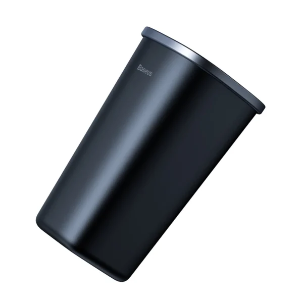 Baseus CRLJT-A01 waste bin for a car mounted in a cup holder - blackeng