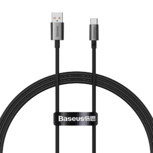 Baseus Superior Series USB-A / USB-C cable 100W 1m - blackeng