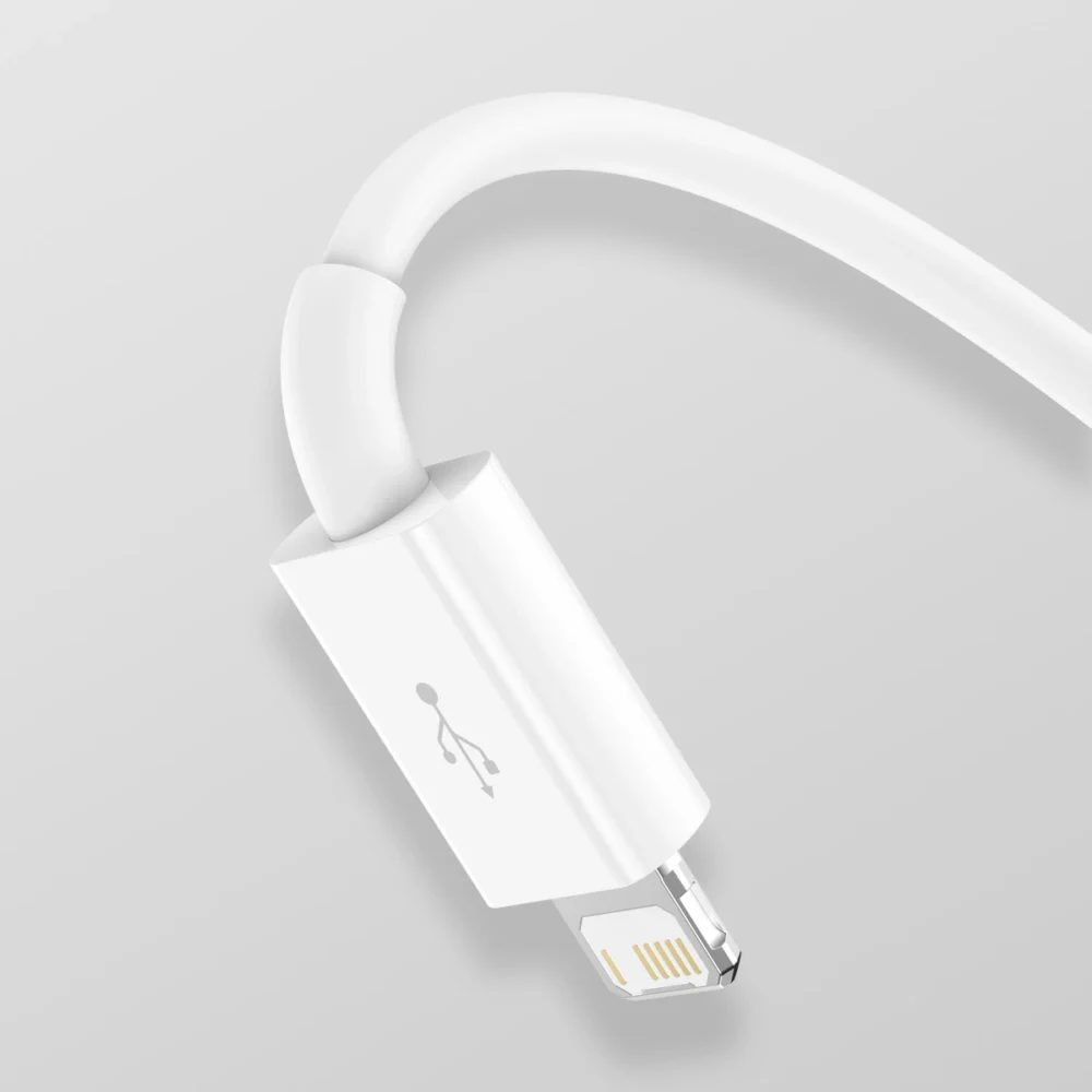 Baseus Superior Series USB-A - USB-C / Lightning / micro USB 3.5A cable 1m - whiteeng