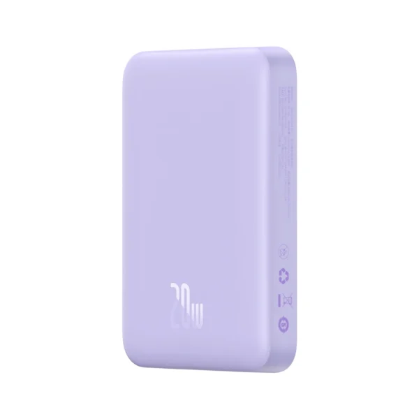 Baseus Magnetic Mini Induction Powerbank 10000mAh 20W - purple + USB-C - USB-C cableeng
