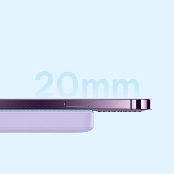 Baseus Magnetic Mini Induction Powerbank 10000mAh 20W - purple + USB-C - USB-C cableeng