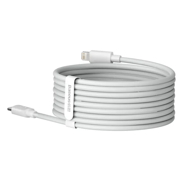 Baseus Simple Wisdom Lightning / USB-C cable 20W 1.5 m 2 pcs - whiteeng