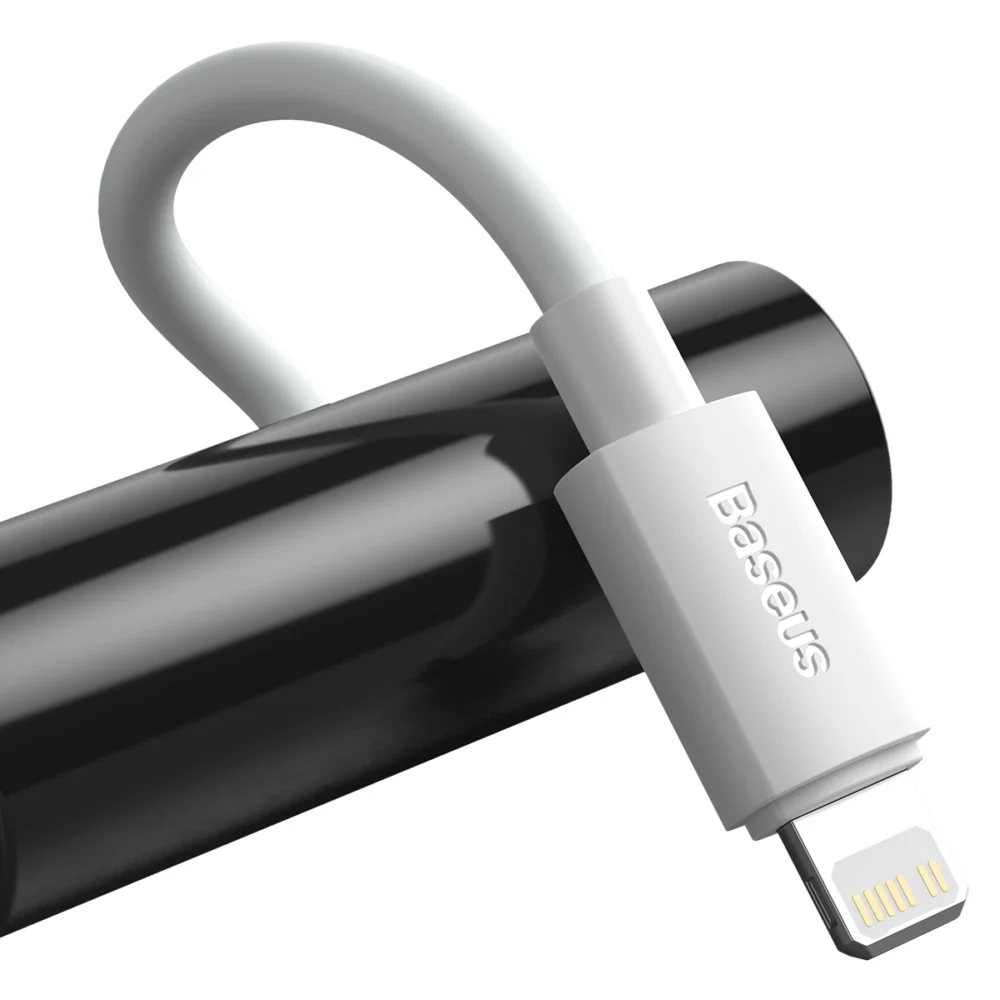 Baseus Simple Wisdom Lightning / USB-C cable 20W 1.5 m 2 pcs - whiteeng