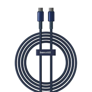 Baseus Tungsten Gold USB-C / USB-C 100W 2m cable - navy blueeng