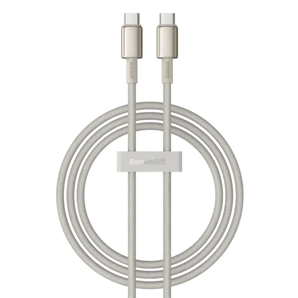 Baseus Tungsten Gold USB-C / USB-C cable 100W 1m - goldeng
