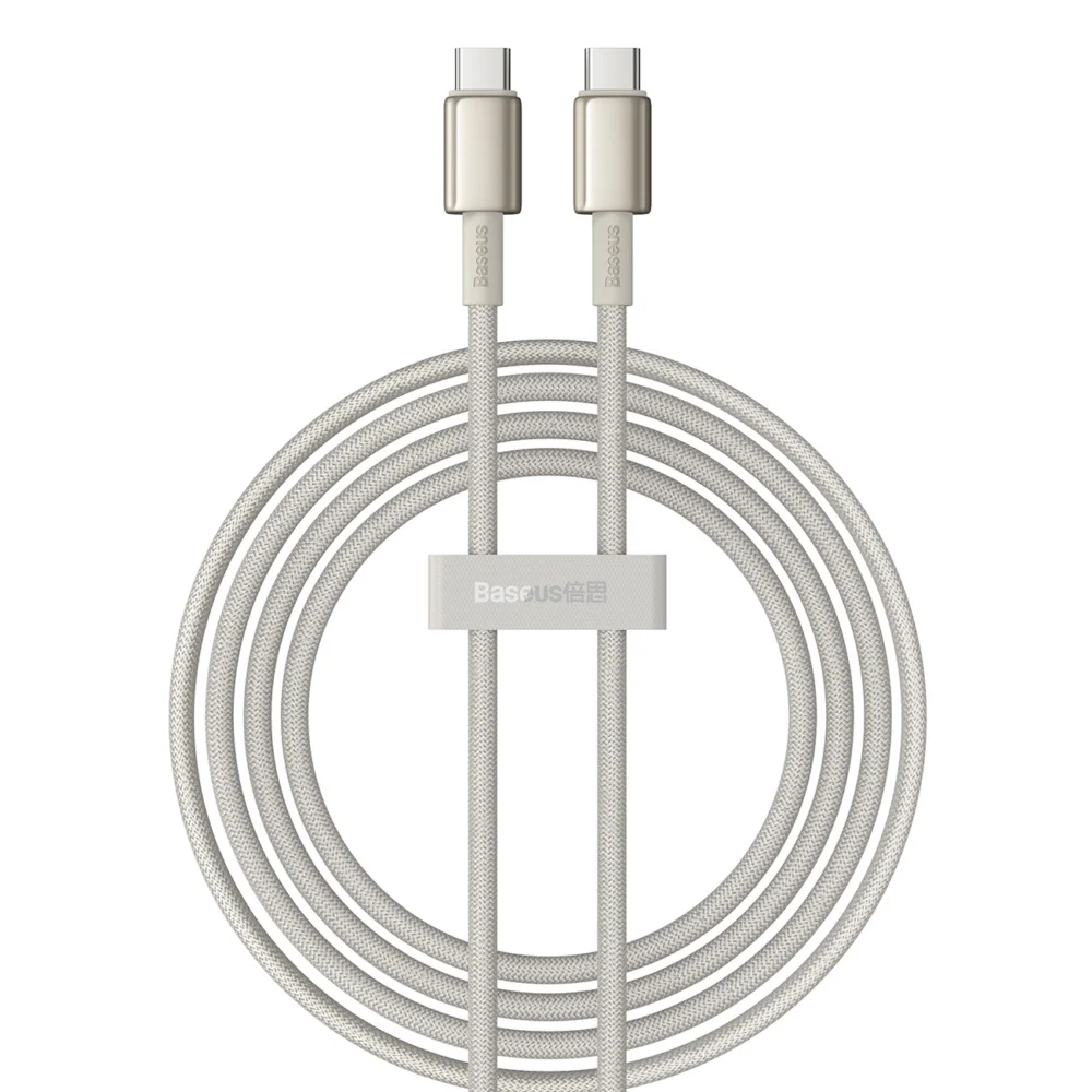 Baseus Tungsten Gold USB-C / USB-C 100W 2m cable - goldeng