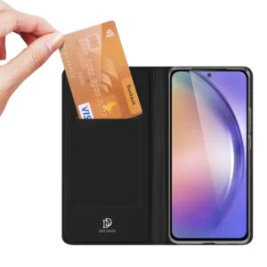 Dux Ducis Skin Pro case with flap and card slot for Samsung Galaxy A55 5G - blackeng