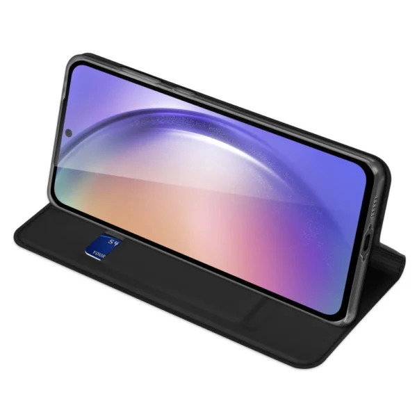 Dux Ducis Skin Pro case with flap and card slot for Samsung Galaxy A55 5G - blackeng