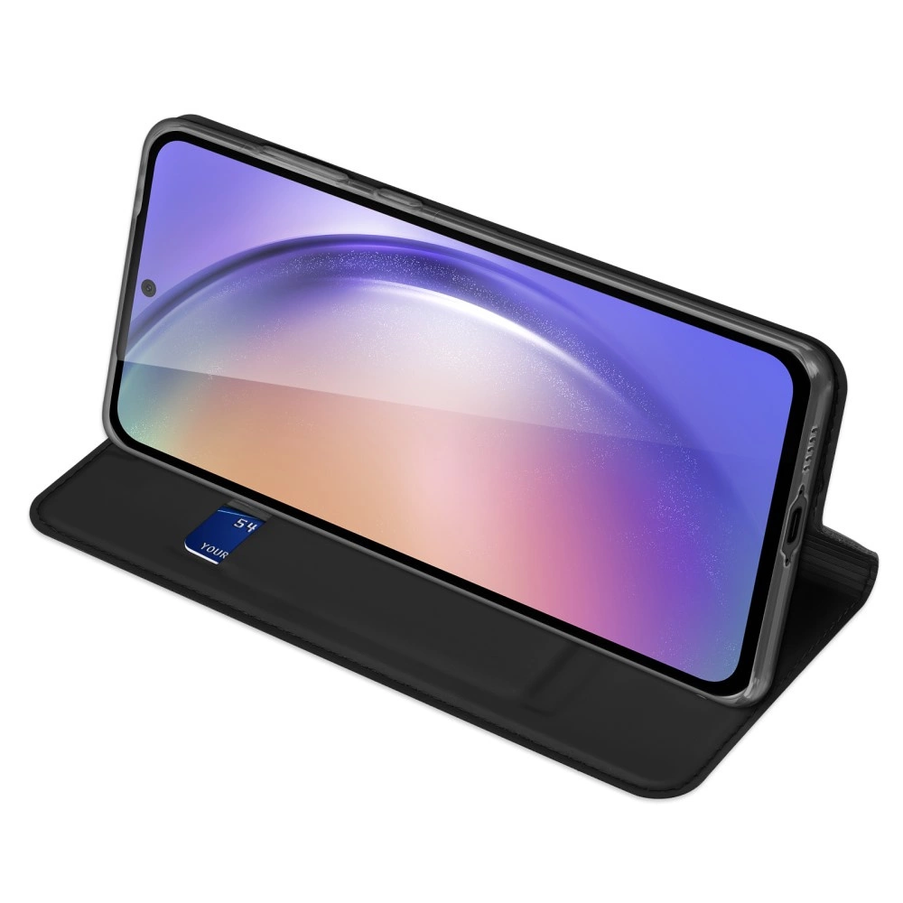 Dux Ducis Skin Pro case with flap and card slot for Samsung Galaxy A55 5G - blackeng