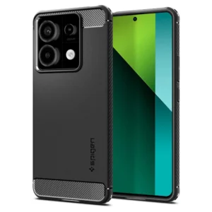 Spigen Rugged Armor Case for Xiaomi Redmi Note 13 Pro 5G / POCO X6 5G - Matte Blackeng