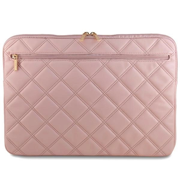 Guess Quilted 4G cover for a 16" laptop - pinkeng