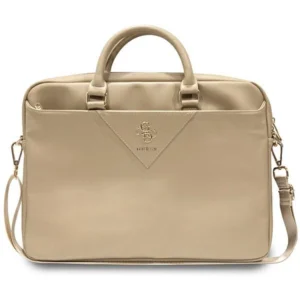 Guess Triangle 4G bag for a 16" laptop - goldeng