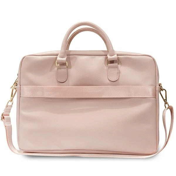 Guess Triangle 4G bag for a 16" laptop - pinkeng