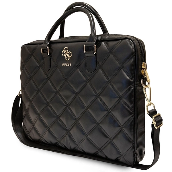 Guess 4G Quilted bag for a 16" laptop - blackeng
