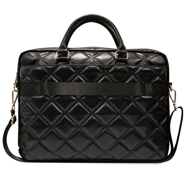 Guess 4G Quilted bag for a 16" laptop - blackeng