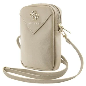 Guess Zip Triangle 4G phone bag - goldeng