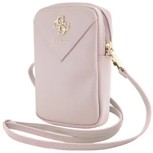Guess Zip Triangle 4G bag - pinkeng