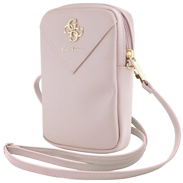 Guess Zip Triangle 4G bag - pinkeng