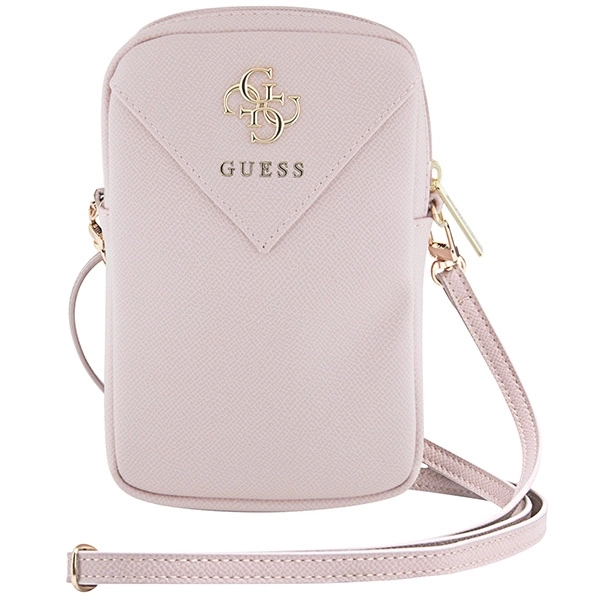 Guess Zip Triangle 4G bag - pinkeng