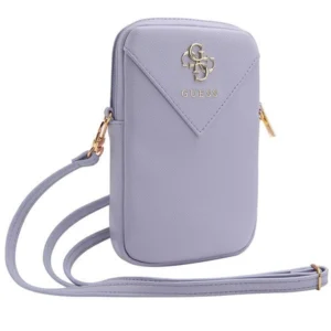 Guess Zip Triangle 4G bag - purpleeng