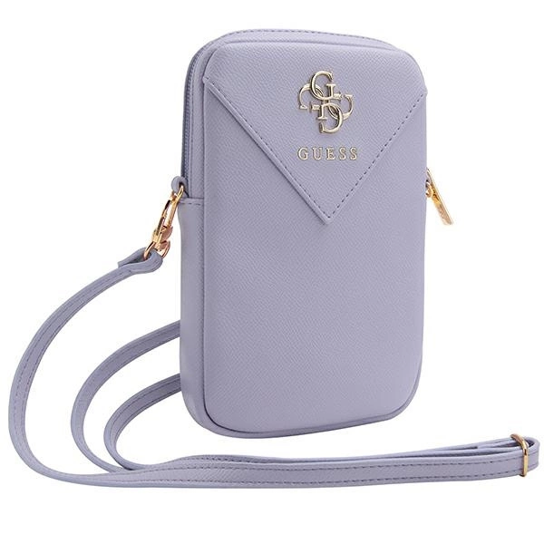 Guess Zip Triangle 4G bag - purpleeng