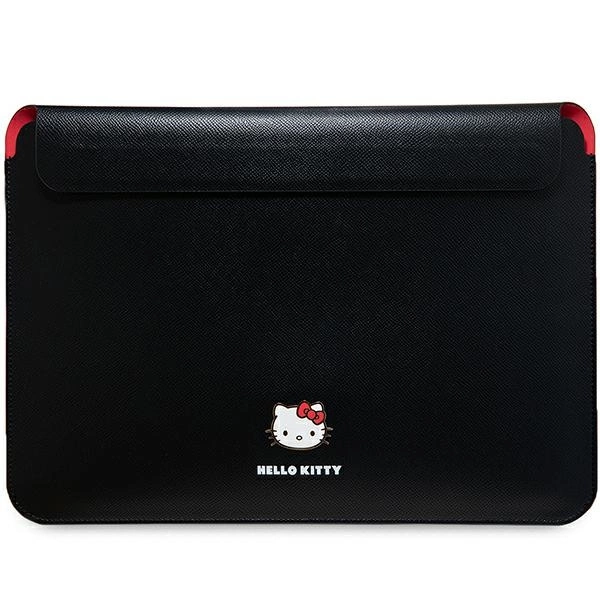Hello Kitty PU Metal Logo case for a 14" laptop - blackeng