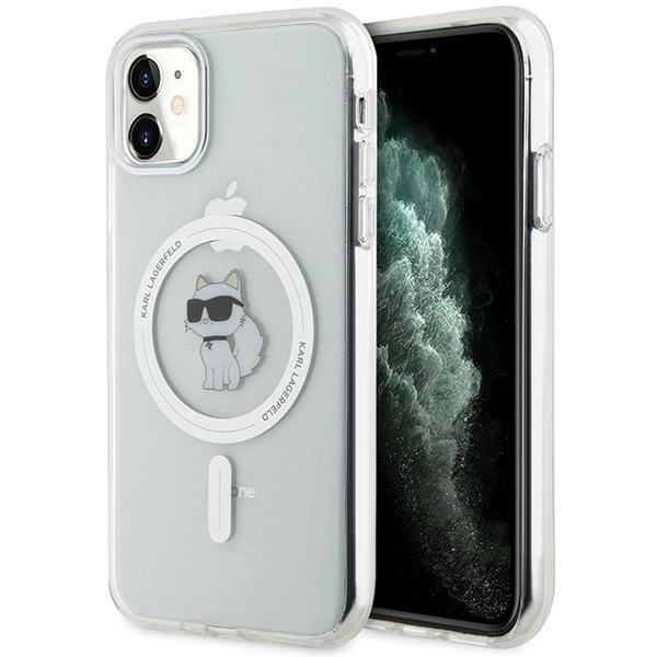 Karl Lagerfeld IML Choupette MagSafe case for iPhone 11 / Xr - transparenteng