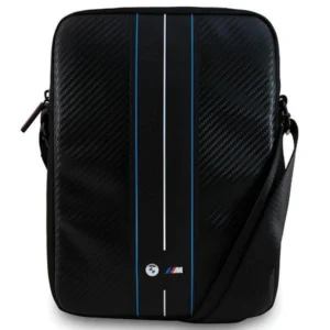 BMW Carbon & Blue Stripe bag for 8" tablet - blackeng