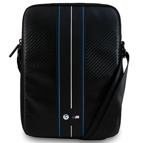 BMW Carbon & Blue Stripe bag for 8" tablet - blackeng
