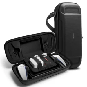 Spigen Rugged Armor Pro Case for Sony Playstation Portal - Blackeng