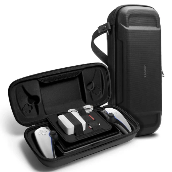 Spigen Rugged Armor Pro Case for Sony Playstation Portal - Blackeng