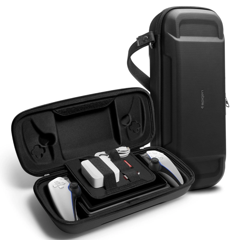 Spigen Rugged Armor Pro Case for Sony Playstation Portal - Blackeng