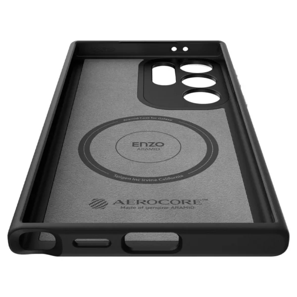 Spigen Enzo Aramid Case for Samsung Galaxy S24 Ultra - Matte Blackeng