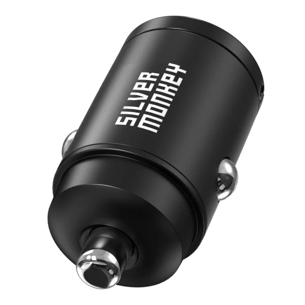 Silver Monkey PD-CPCT30-SM 30W 1x USB-C PD car charger - blackeng