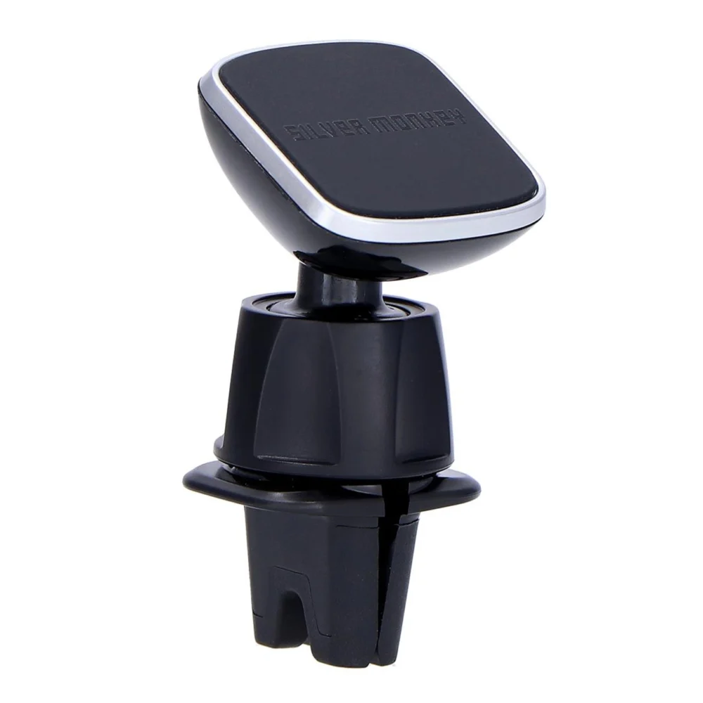 Silver Monkey CM-MGN-SM magnetic car air vent holder - blackeng