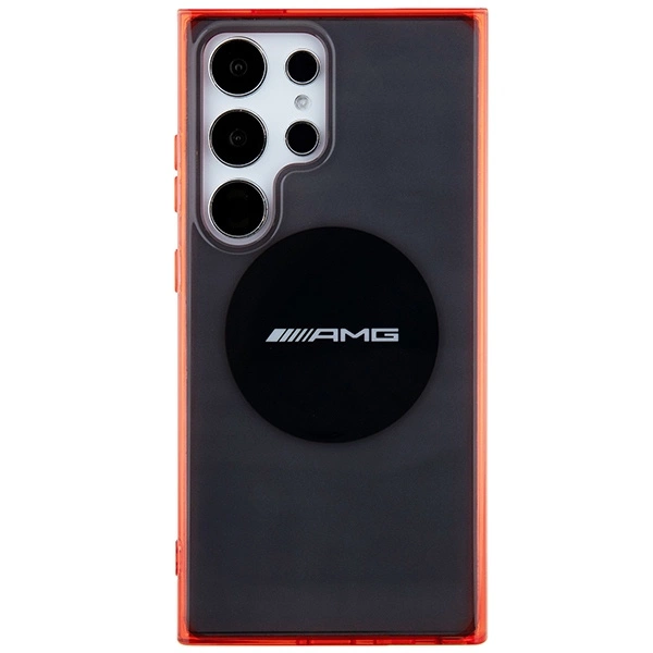 AMG Transparent Bicolor MagSafe case for Samsung Galaxy S24 Ultra - blackeng