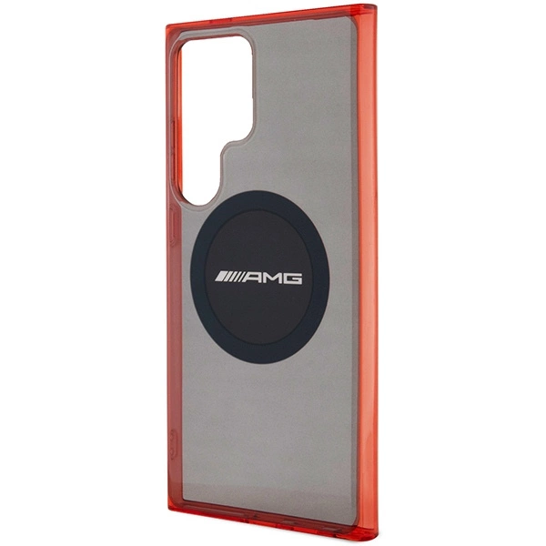AMG Transparent Bicolor MagSafe case for Samsung Galaxy S24 Ultra - blackeng