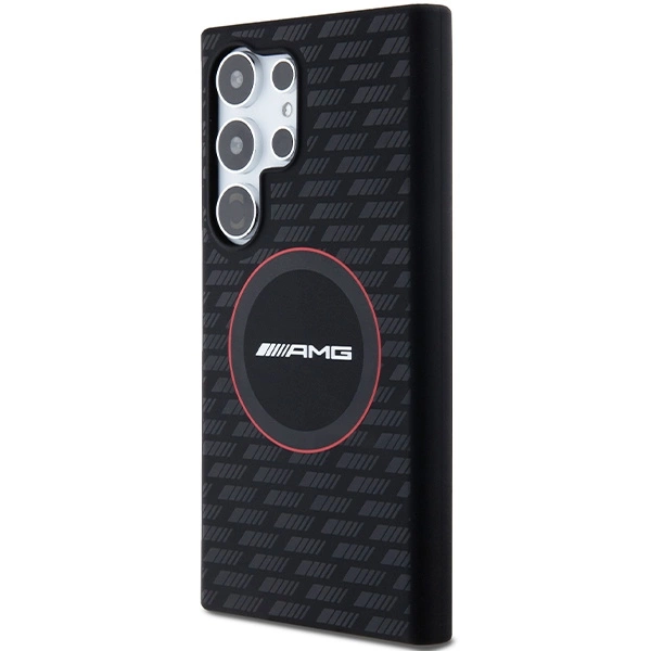AMG Silicone Carbon Pattern MagSafe case for Samsung Galaxy S24 Ultra - blackeng