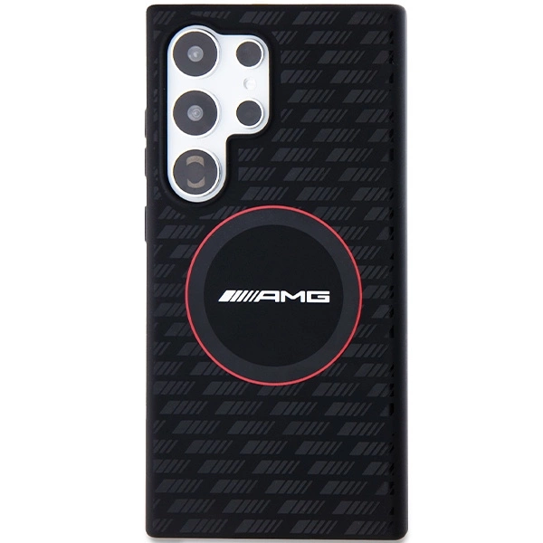 AMG Silicone Carbon Pattern MagSafe case for Samsung Galaxy S24 Ultra - blackeng