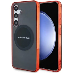 AMG Transparent Bicolor MagSafe case for Samsung Galaxy S24 - blackeng