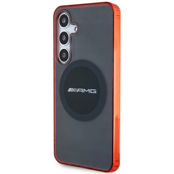 AMG Transparent Bicolor MagSafe case for Samsung Galaxy S24 - blackeng