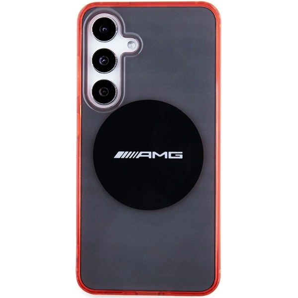 AMG Transparent Bicolor MagSafe case for Samsung Galaxy S24 - blackeng