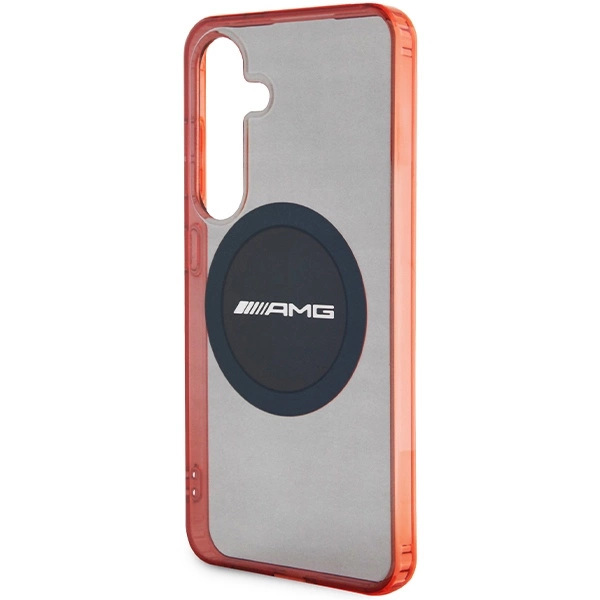 AMG Transparent Bicolor MagSafe case for Samsung Galaxy S24 - blackeng