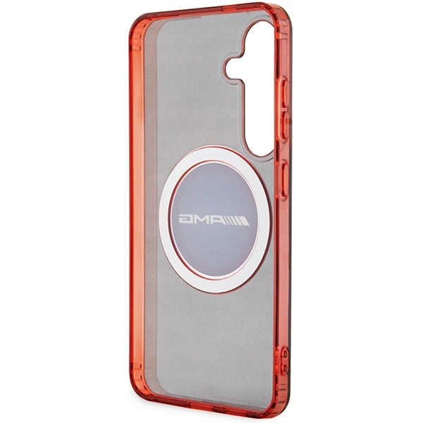 AMG Transparent Bicolor MagSafe case for Samsung Galaxy S24 - blackeng