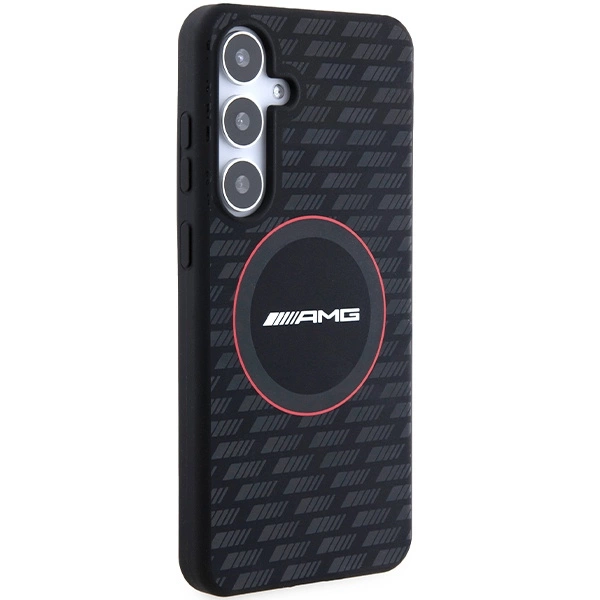 AMG Silicone Carbon Pattern MagSafe case for Samsung Galaxy S24 - blackeng