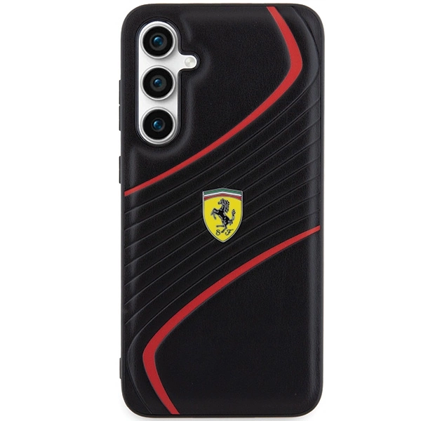 Ferrari Twist Metal Logo case for Samsung Galaxy S23 FE - blackeng