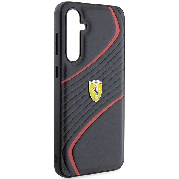 Ferrari Twist Metal Logo case for Samsung Galaxy S23 FE - blackeng