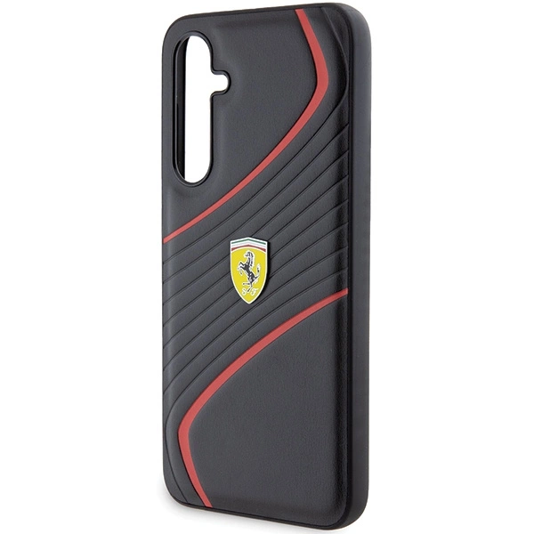 Ferrari Twist Metal Logo case for Samsung Galaxy S23 FE - blackeng