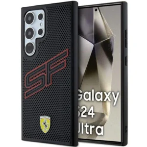 Ferrari Big SF Perforated case for Samsung Galaxy S24 Ultra - blackeng